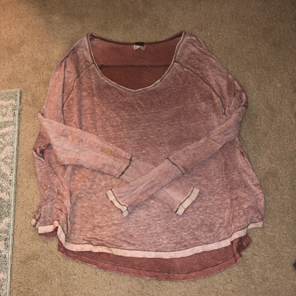 Free People Pink Sweater